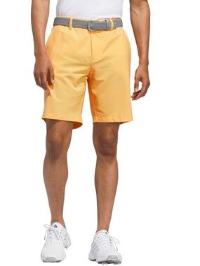 NWT Adidas Marigold Yellow Ultimate 8.5” Golf Shorts